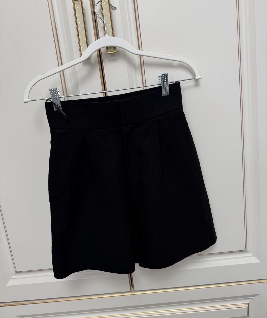 Zara Чёрные шорты zara — фото 2