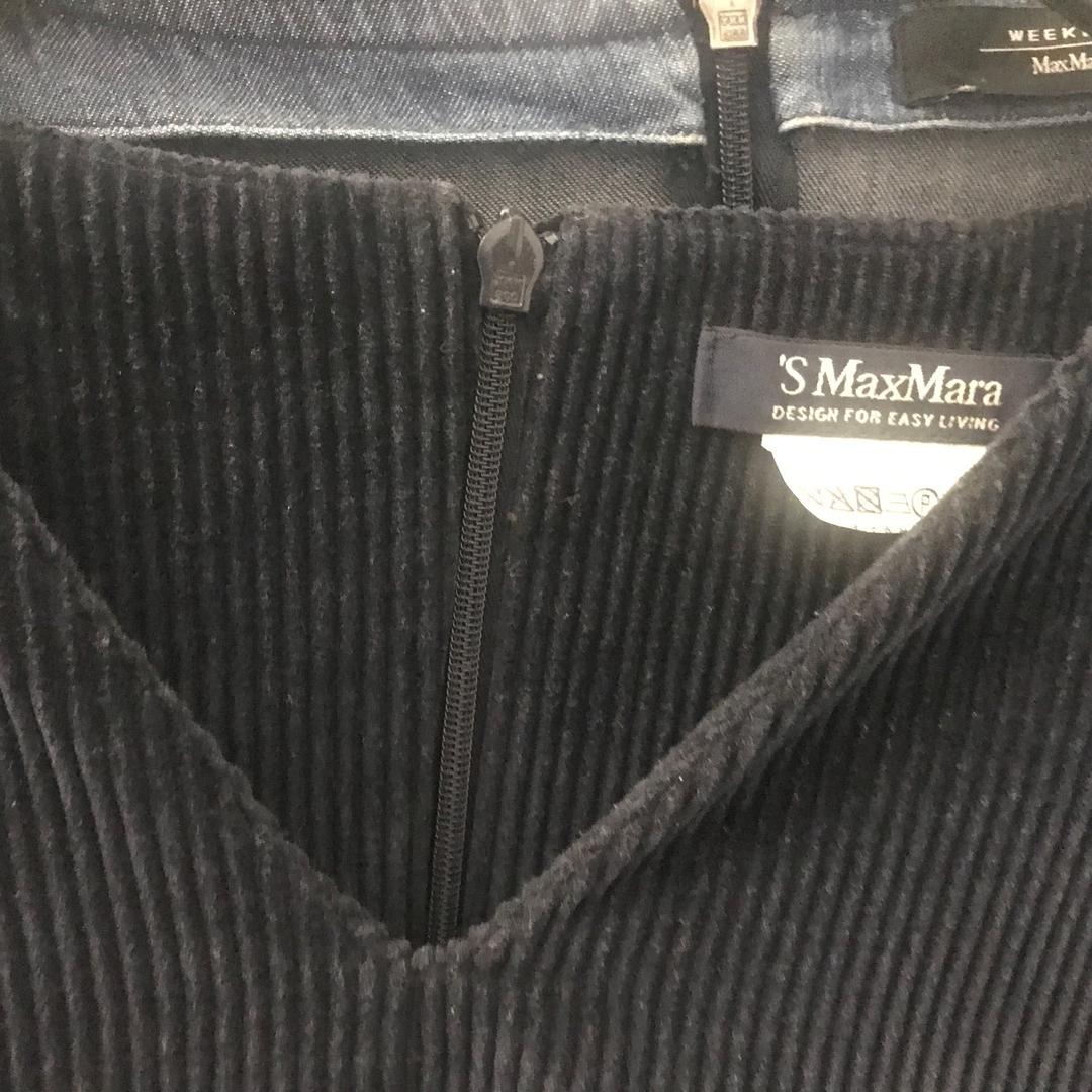 Max Mara Вельвет товая платье — фото 2