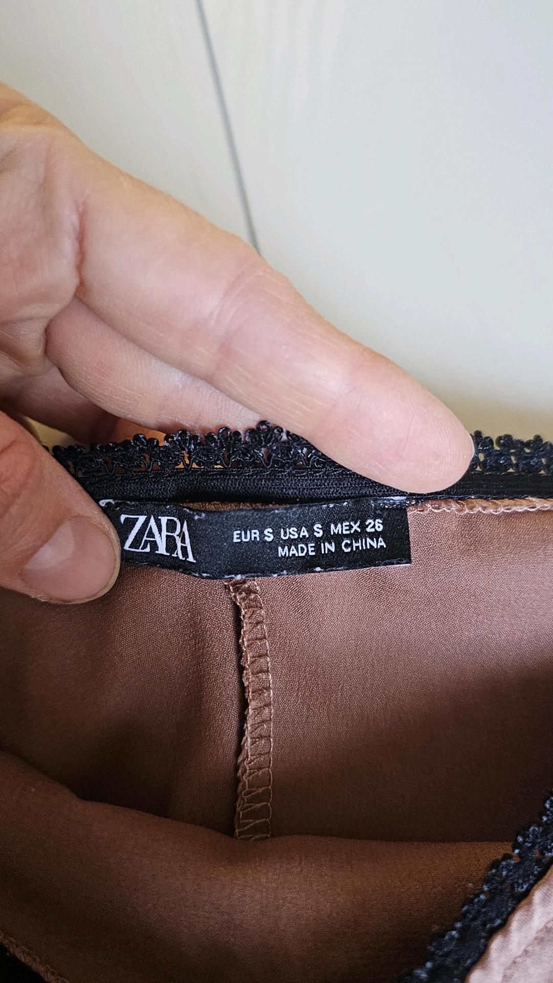 Zara Атласная юбка — фото 2