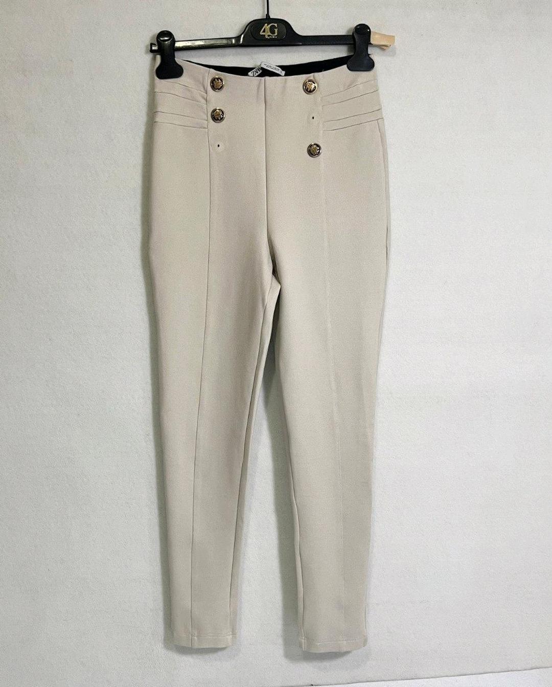 Zara Новые с дефектом легинсы Zara брюки лосины S/M 44-46 трикотаж на средний рост — фото 2