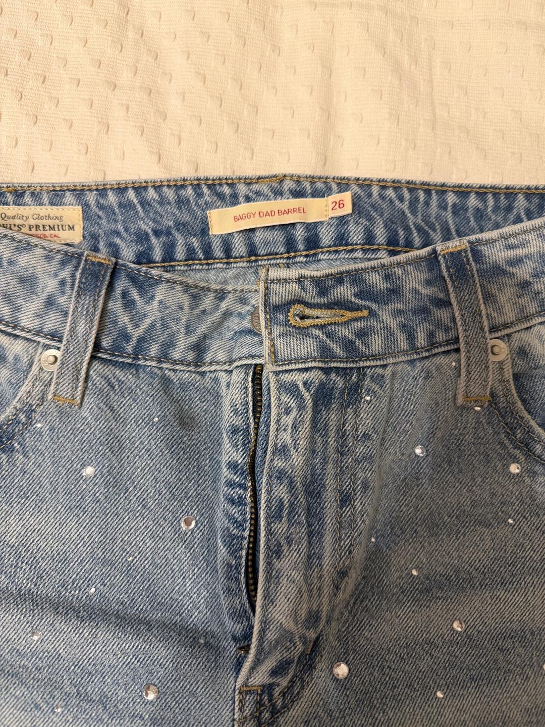 Levi's Джинсы Levi's со стразами — фото 2