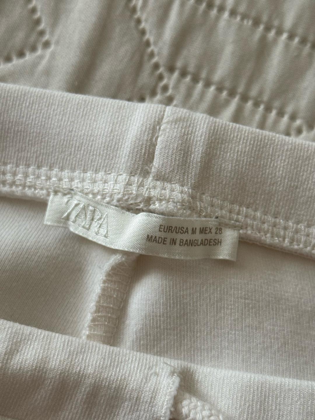 Zara Белые шорты — фото 2