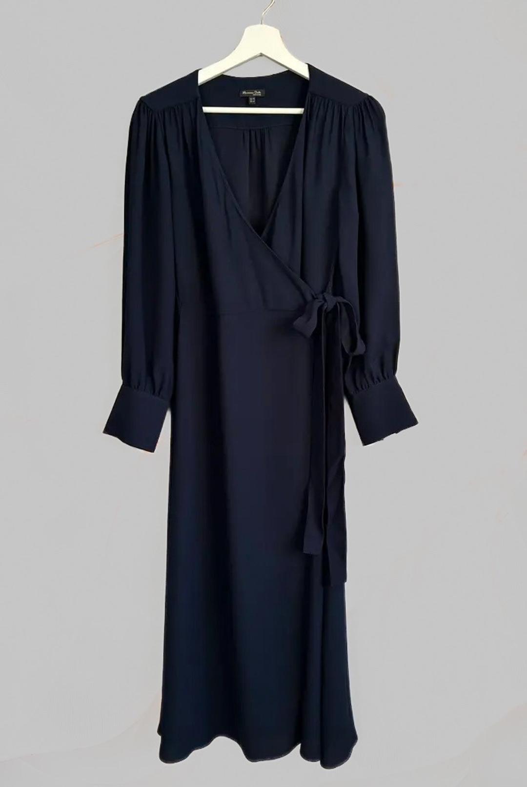Massimo Dutti Синее платье Massimo Dutti — фото 2