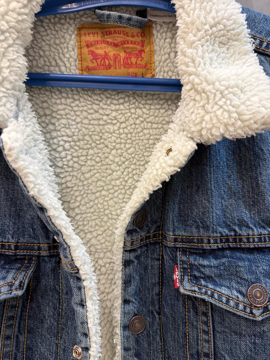 Levi's Джинсовка Levi's с подкладкой из шерпы — фото 2