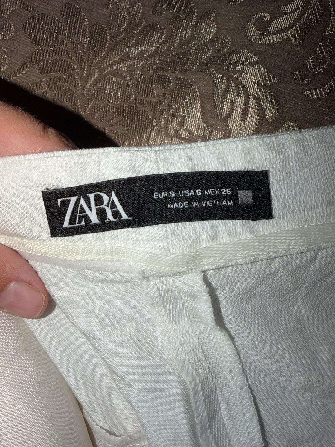 Zara Белые брюки ZARA — фото 2