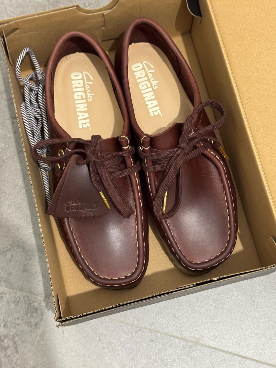 Clarks Лоферы Clarks Wallabee British Tan Lea — фото 2