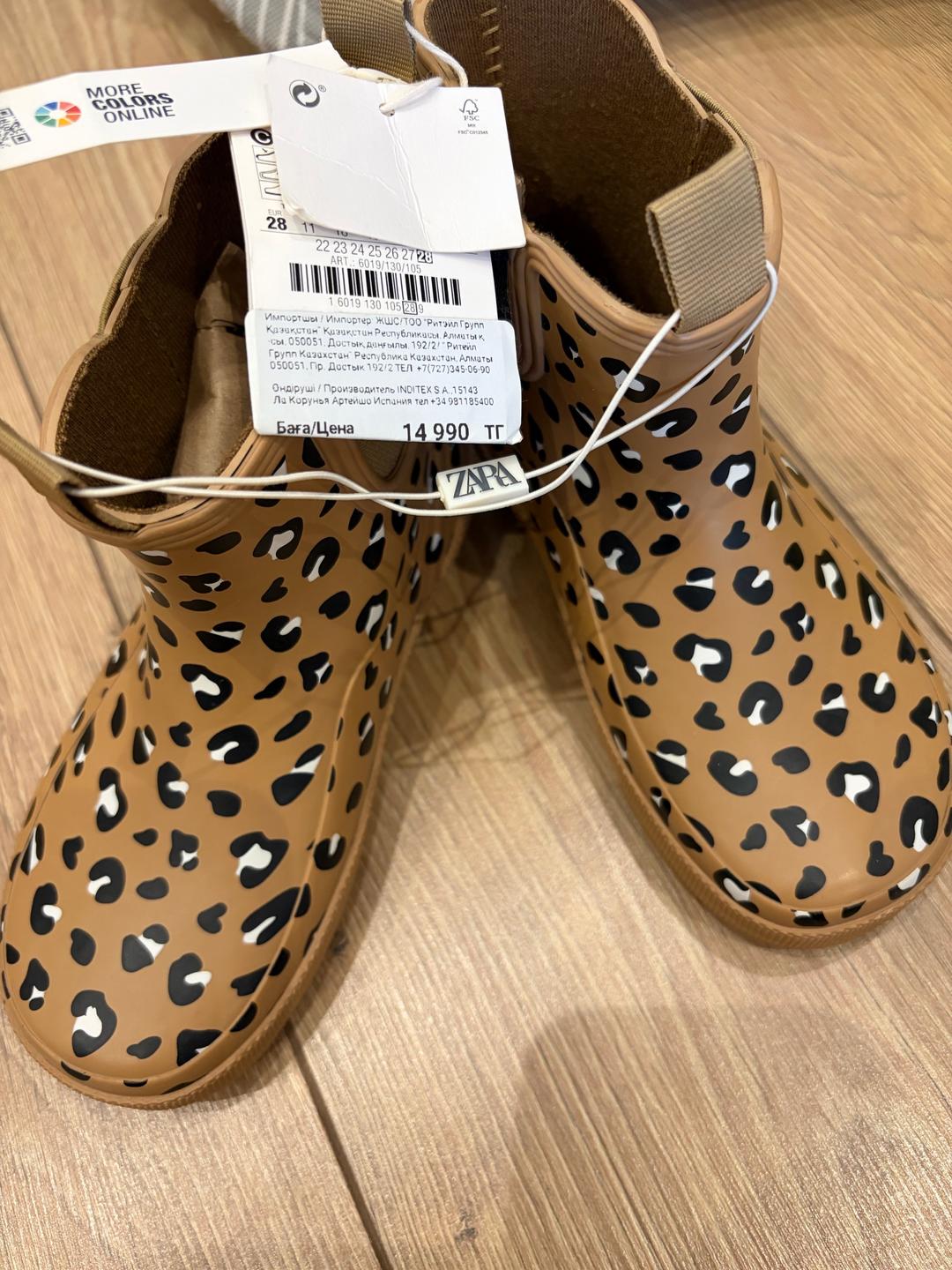 Zara Резиновые сапоги от Зара — фото 2