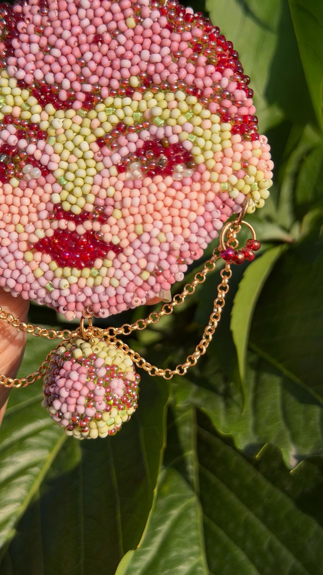 Handmade (ручная работа) Брошь ручной работы из бисера — фото 2