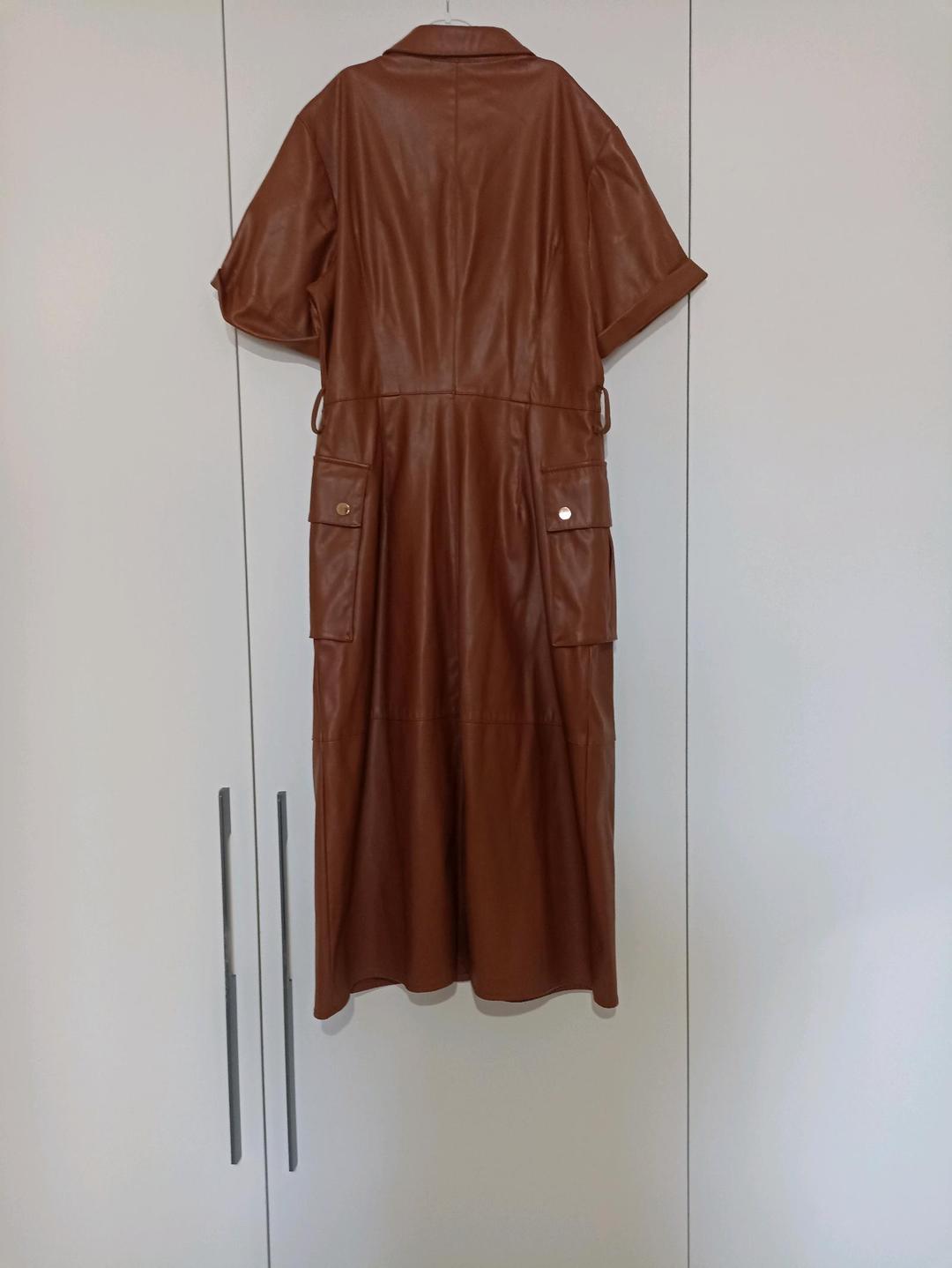 Zara Платье Zara из экокожи — фото 2