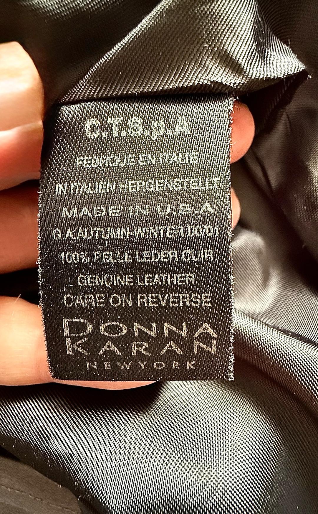 Donna Karan Donna Karan кожаный пиджак — фото 2