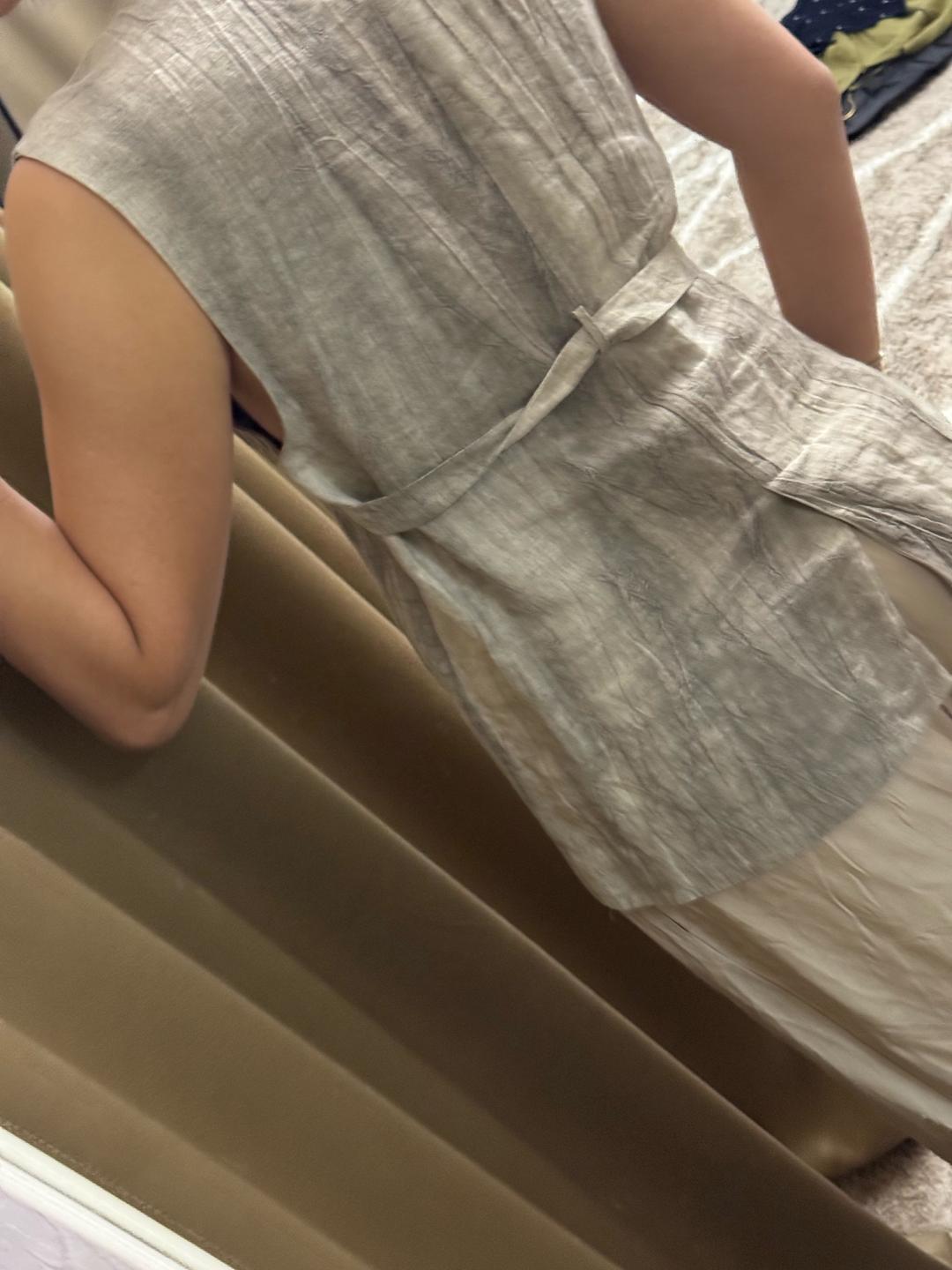Zara жилетка лен zara — фото 2