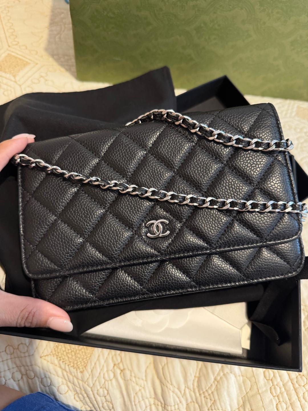 Chanel Клатч Chanel Classic Flap Phone Folder with chain (кожа Cavier) — фото 2