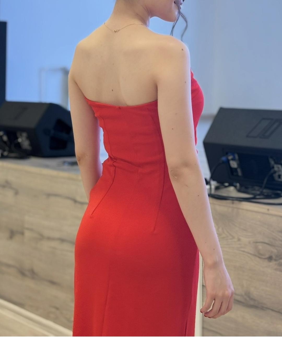 Zara Коралловое  платье — фото 2