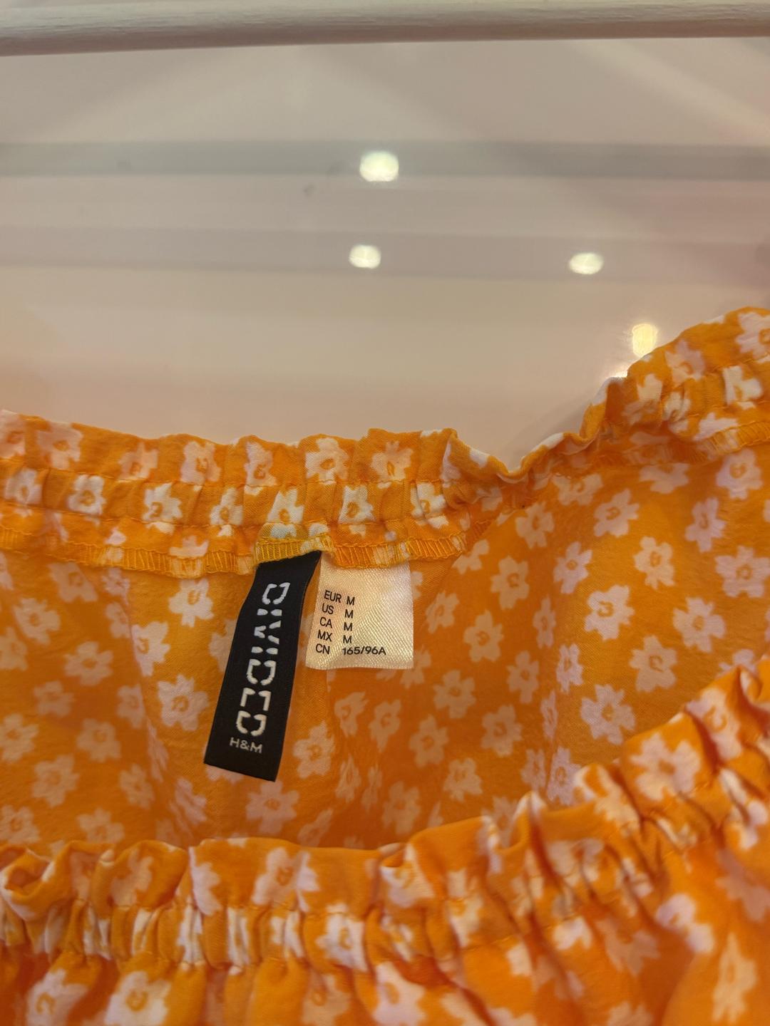 H&M Оранжевая блузка H&M — фото 2