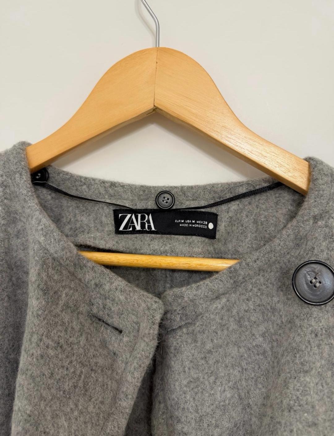 Zara ZARA пончо , с шарфом. Альпака — фото 2