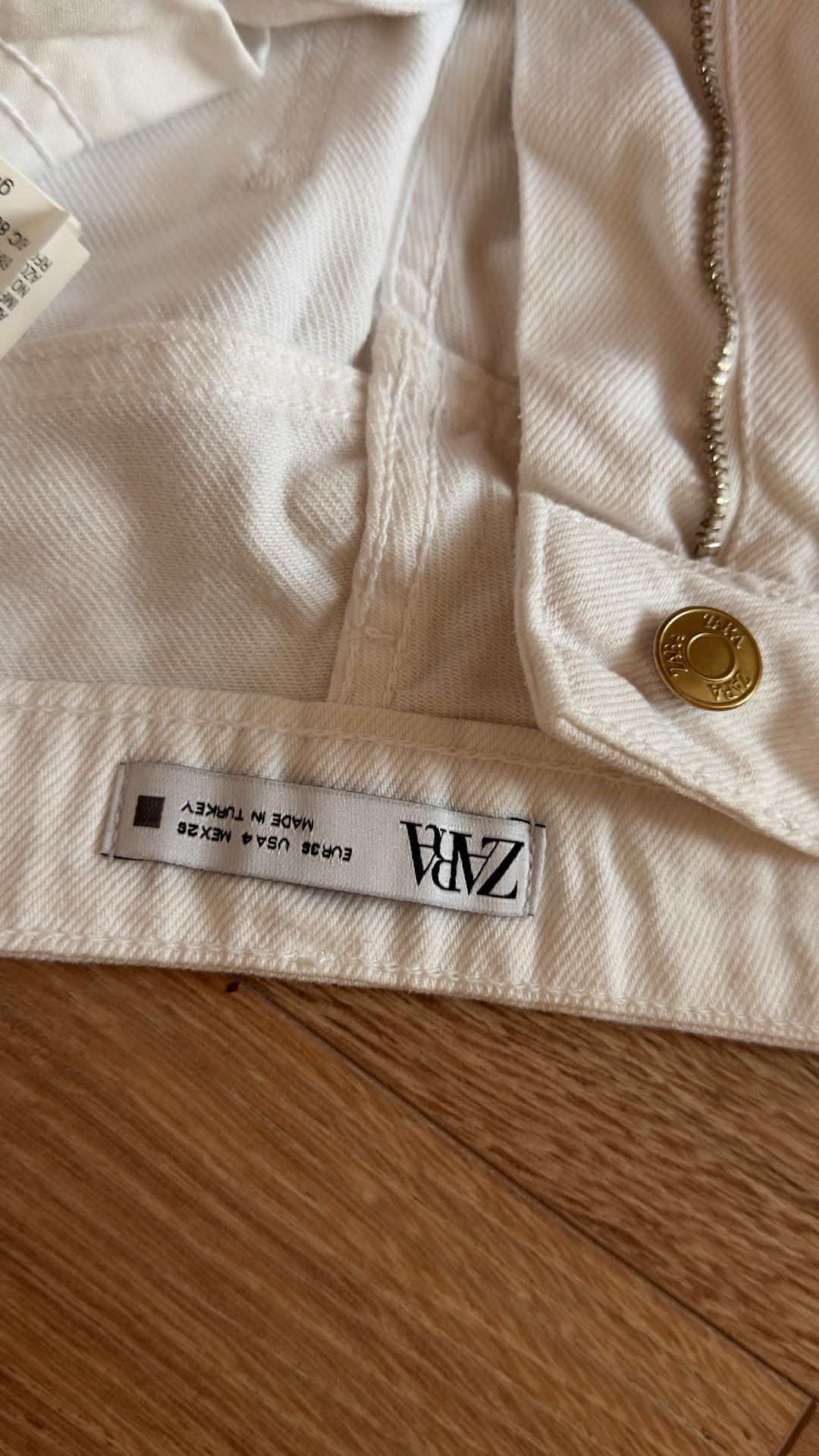 Zara Белые джинсы ZARA — фото 2