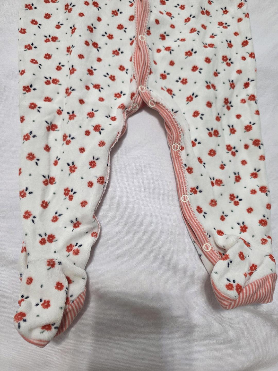 Petit Bateau Велюровый комбинезон Petit Bateau (Франция), 9-12 мес / 74 см — фото 2