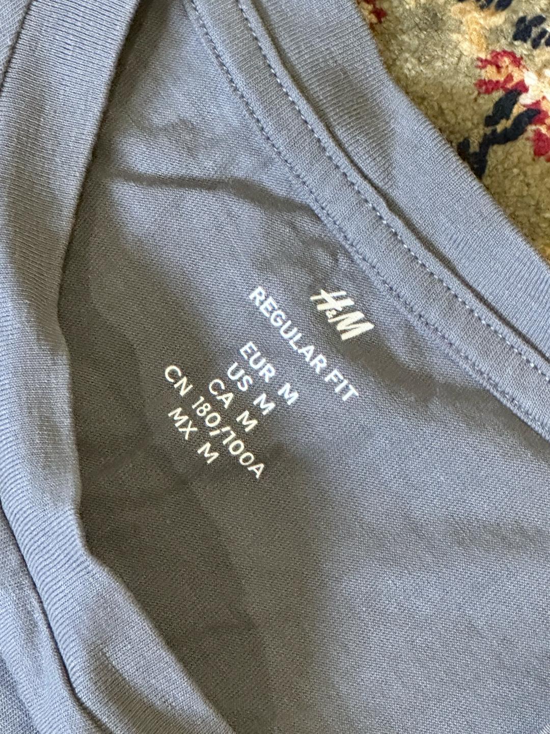 H&M Серая футболка H&m — фото 2