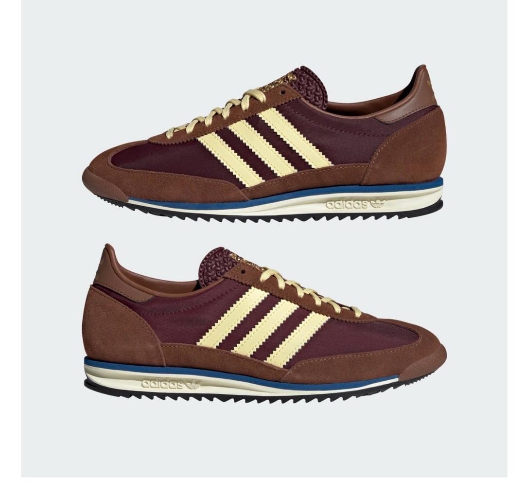 Adidas Кроссовки adidas SL 72 OG бордовый, коричневый — фото 2