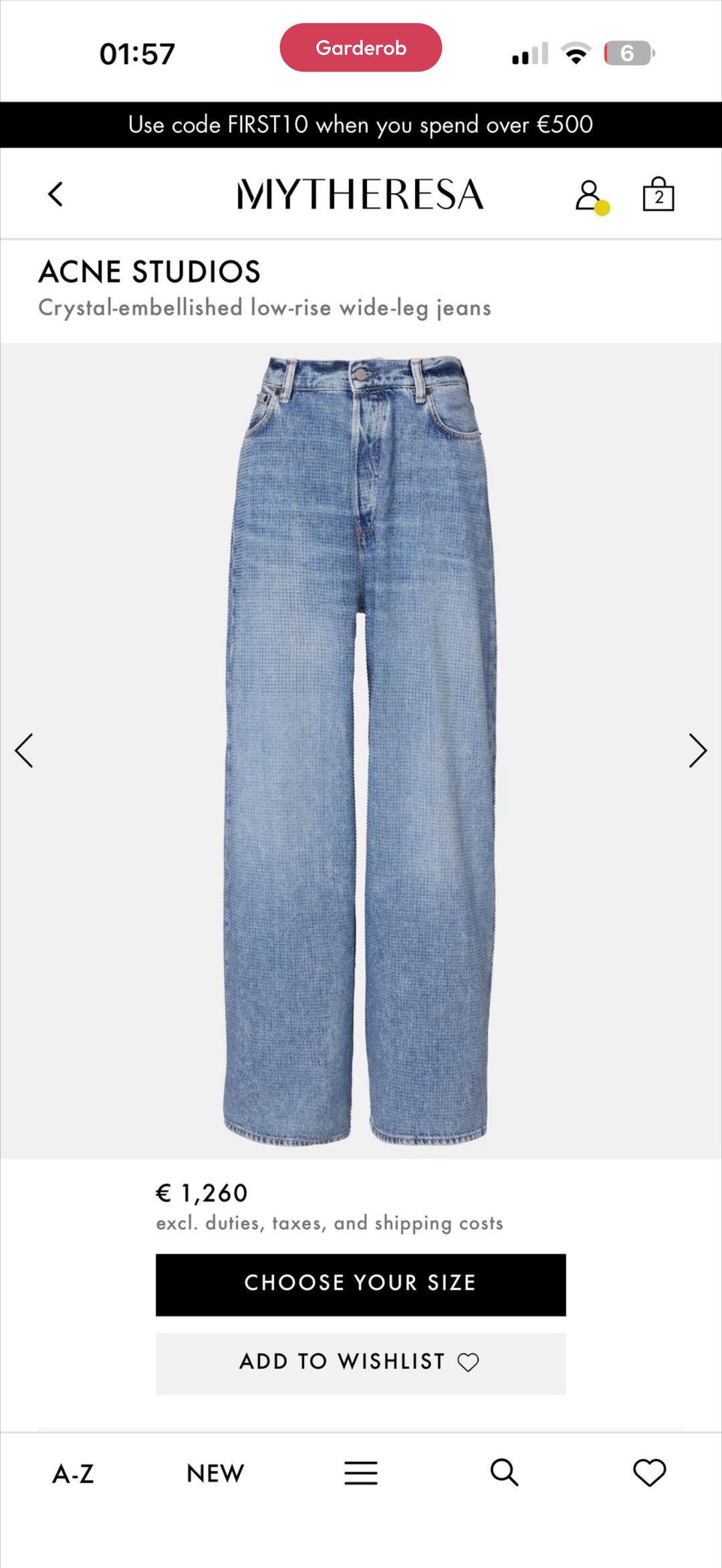 Acne Studios Джинсы acne studios — фото 2