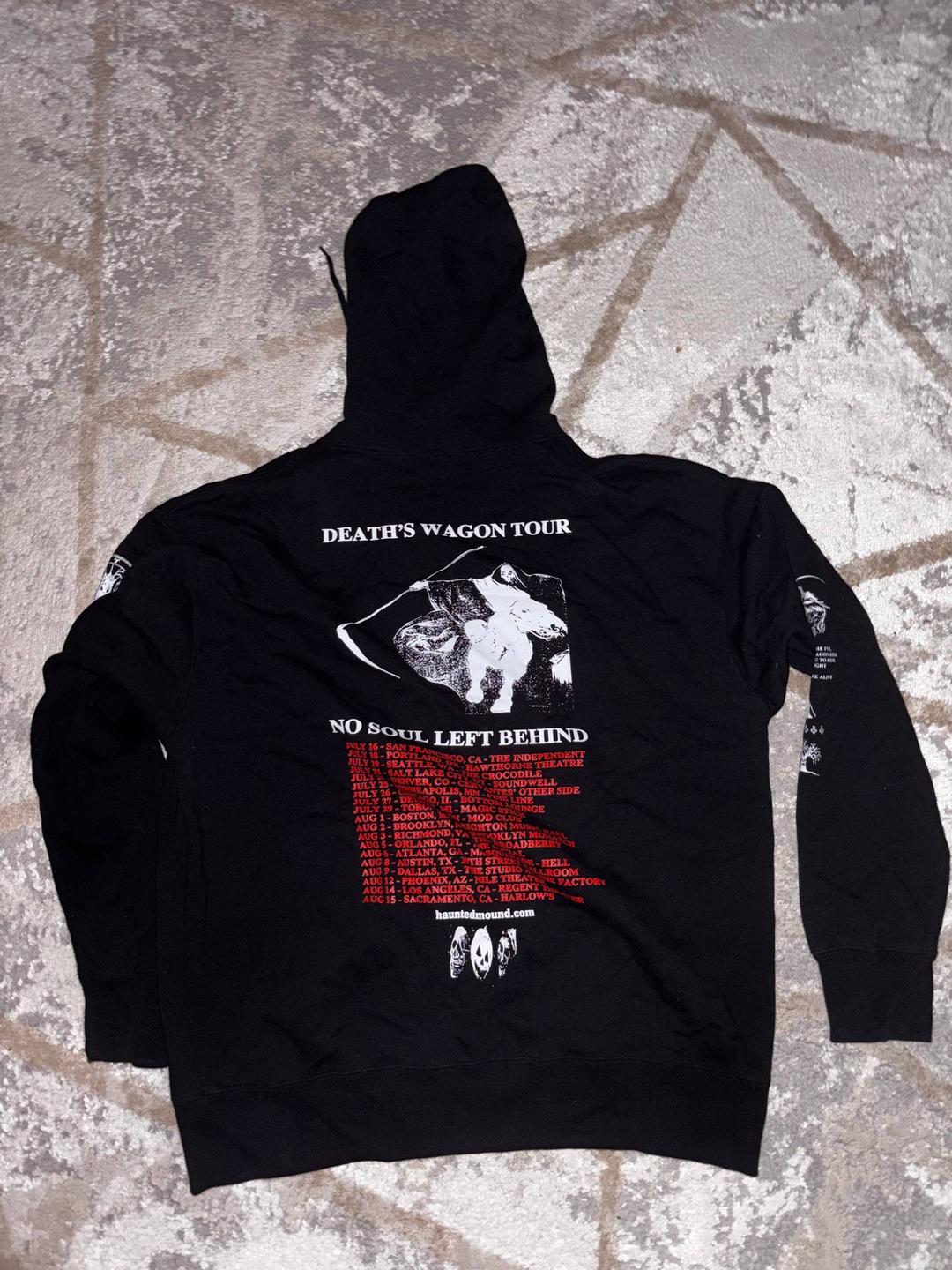 sematary DEATHS WAGON TOUR HOODIE Sematary haunted mound — фото 2
