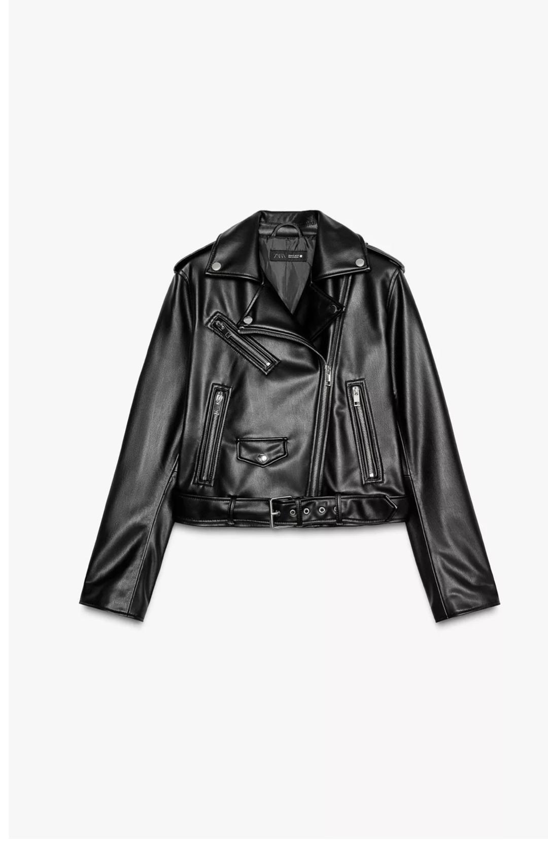 Zara Кожаная курточка Zara — фото 2