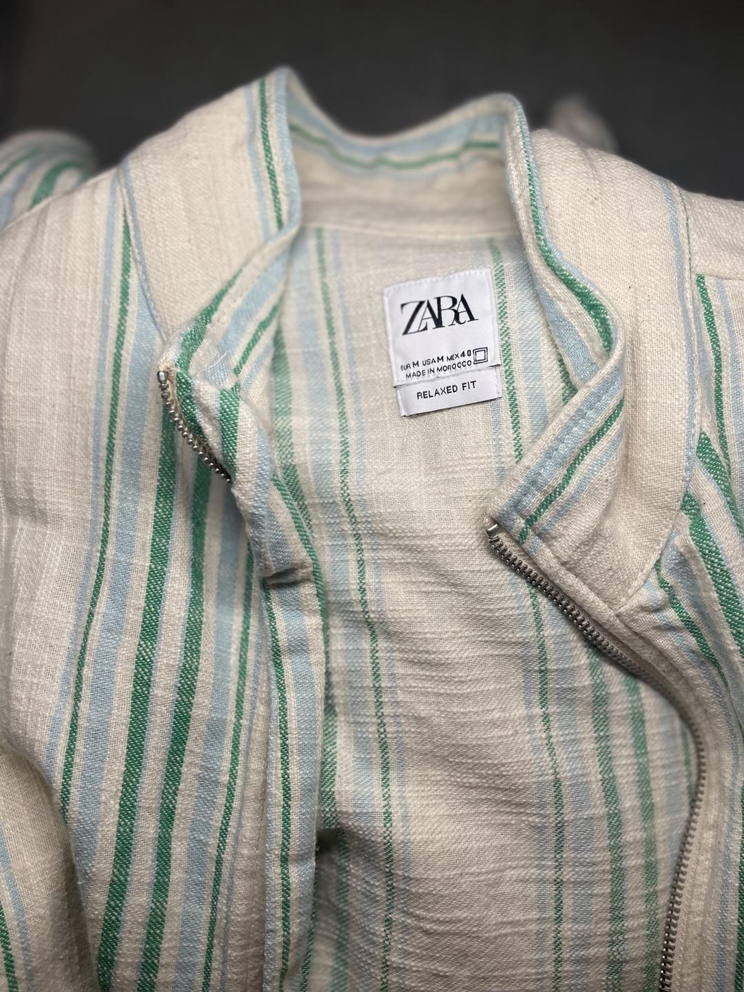 Zara  Продам бомбер Zara хлопок идеальном состоянии — фото 2