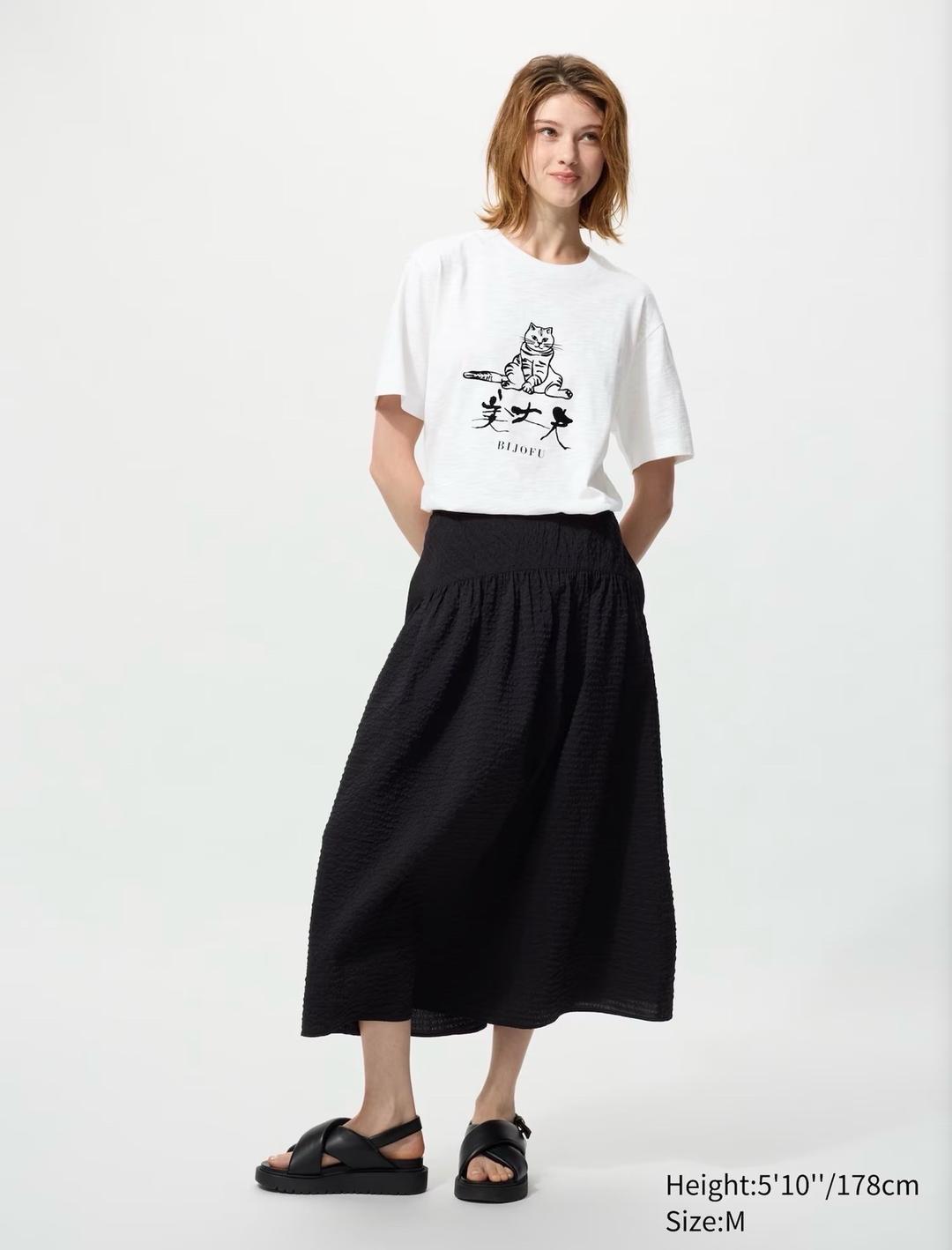 Uniqlo Хлопковая футболка UNIQLO, оригинал — фото 2