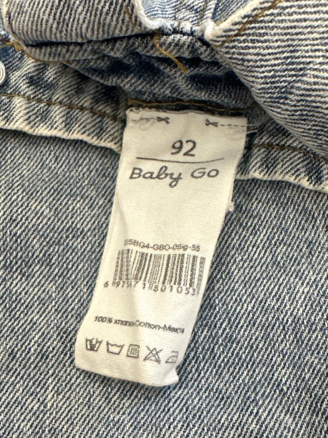 Baby Go полукомбинезон джинсовый — фото 2