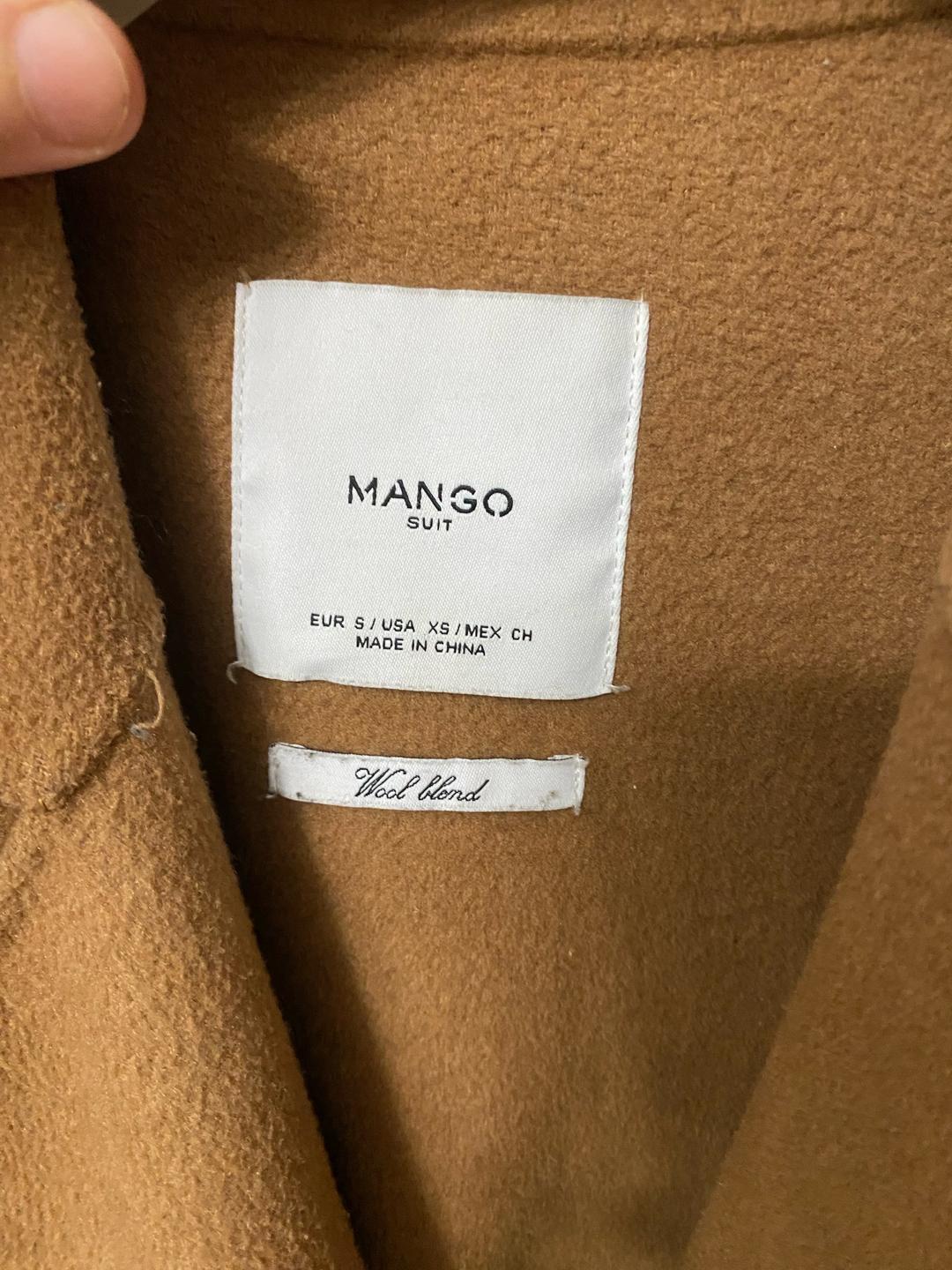 Mango Mango пальто из шерсти — фото 2