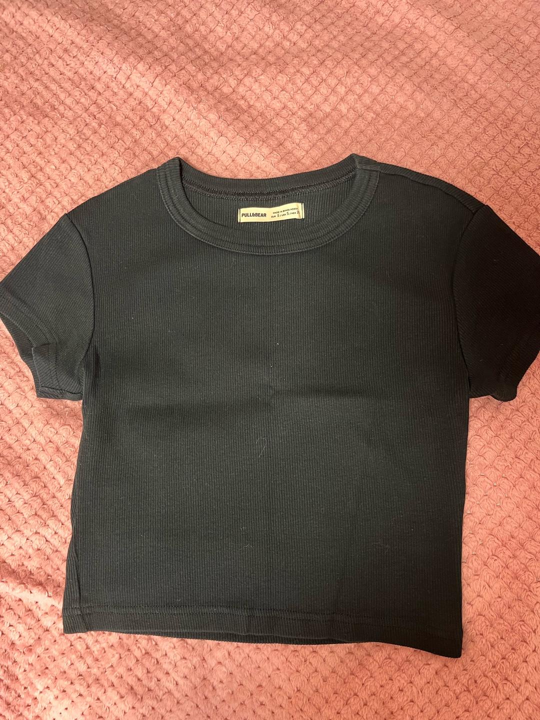 Pull & Bear черный топ — фото 2
