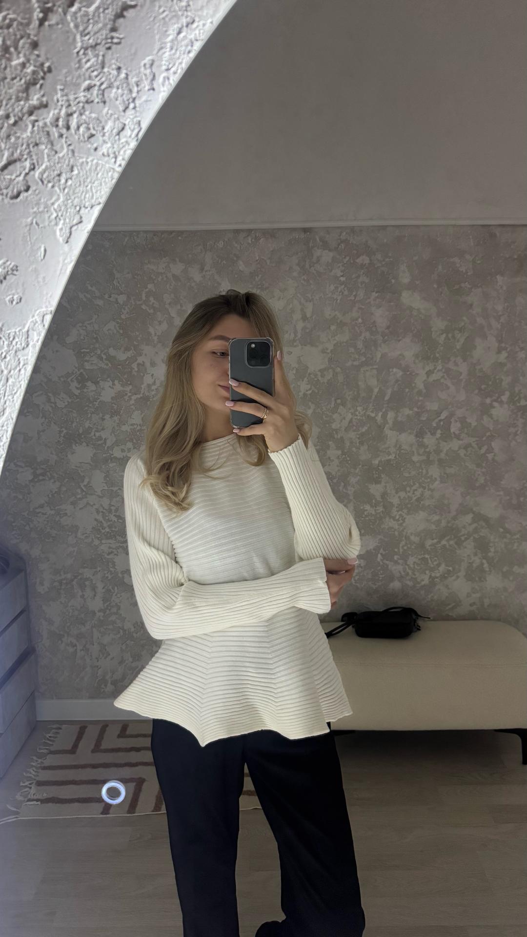 Джемпер с баской — фото 2