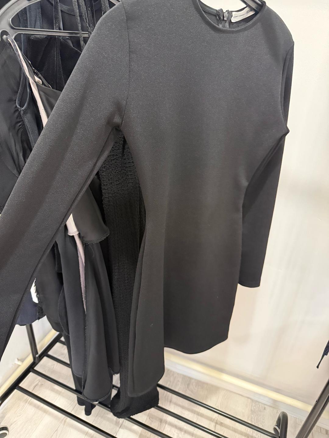Missguided Черное платье мини с длинным рукавом — фото 2