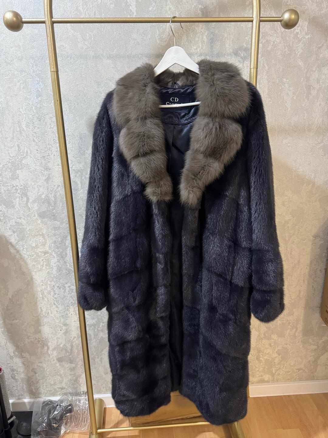 Claudio Fur Продам норковую шубу в соболиным воротником — фото 2