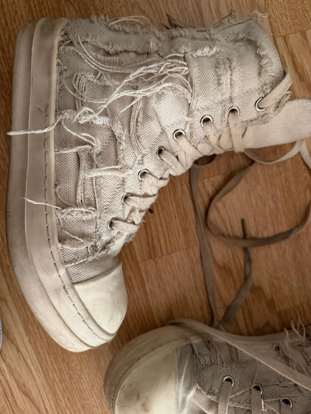 Rick Owens Высокие текстильные кеды рик овенс — фото 2