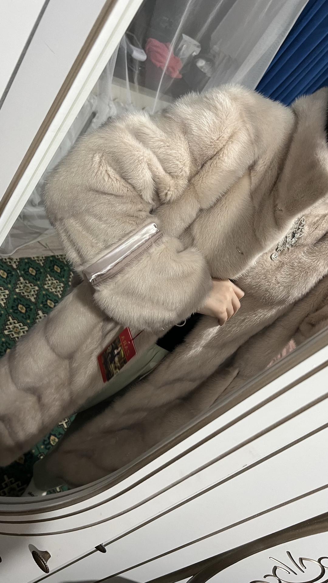 Zara Норковая шуба — фото 2