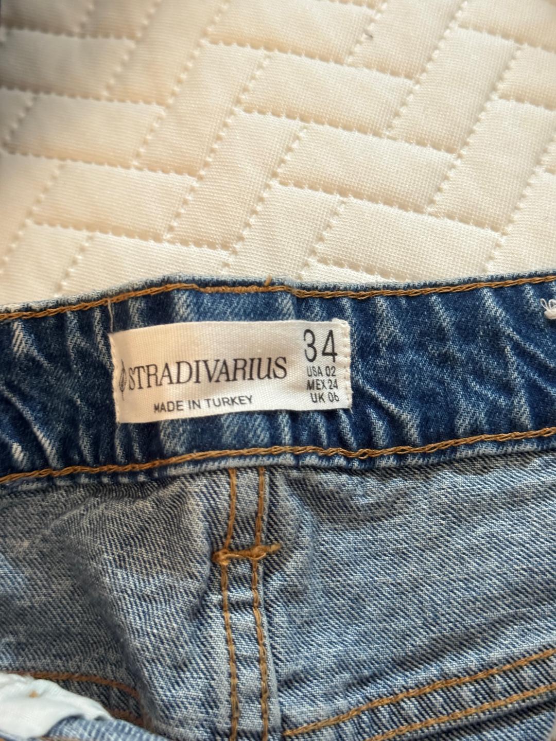 Stradivarius юбка джинсовая stradivarius — фото 2
