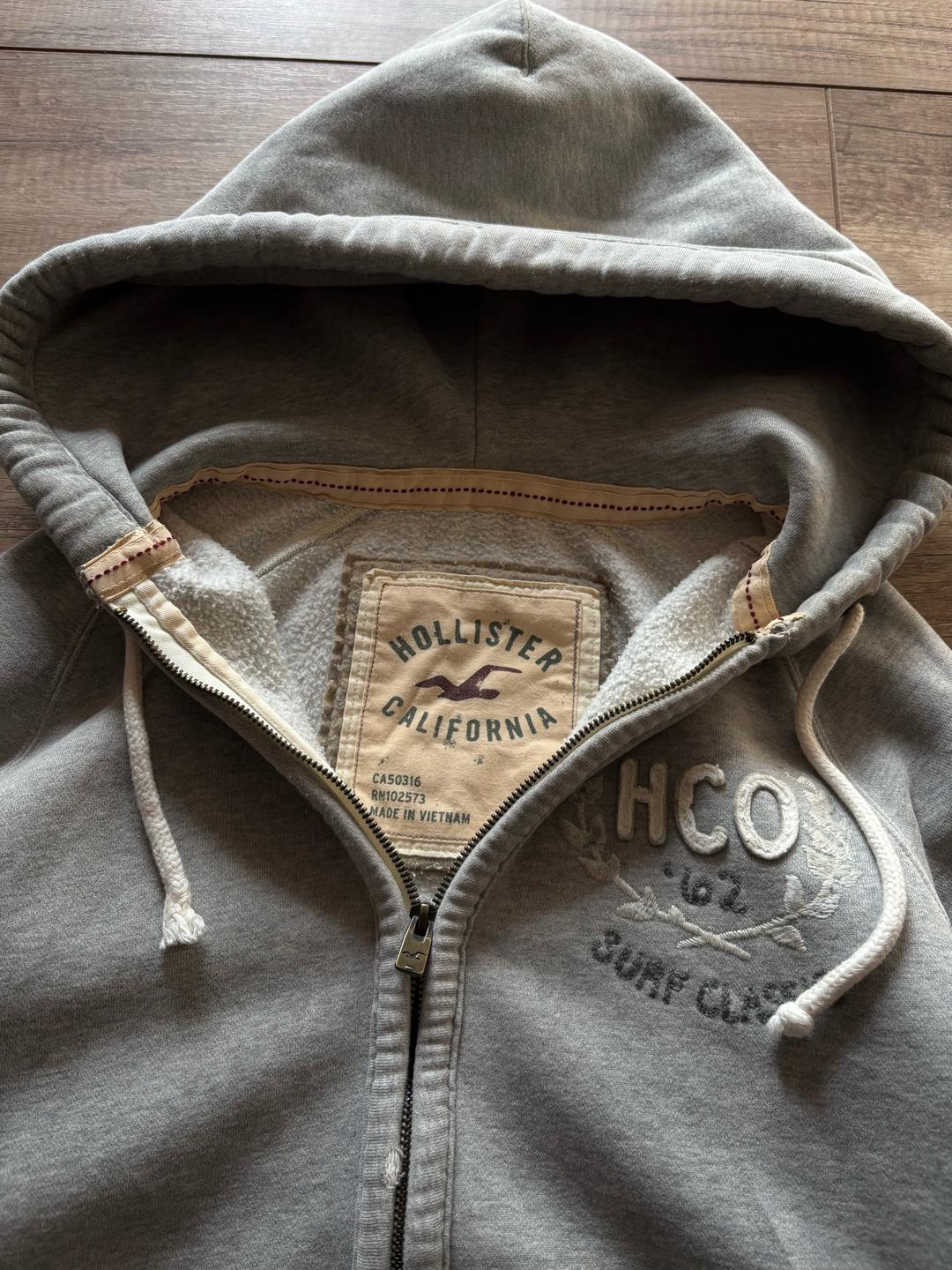 Hollister Винтажное Худи Hollister на молнии — фото 2