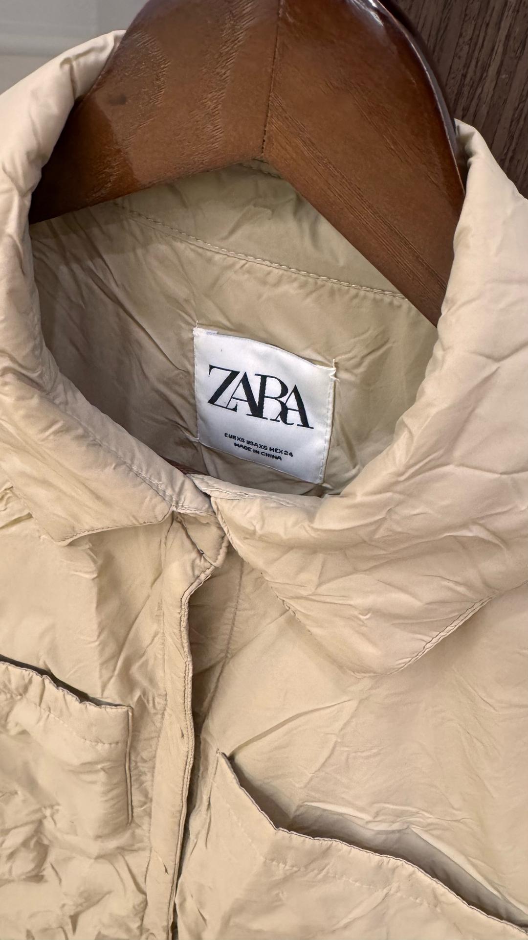 Zara Женская Куртка ZARA овершорт — фото 2