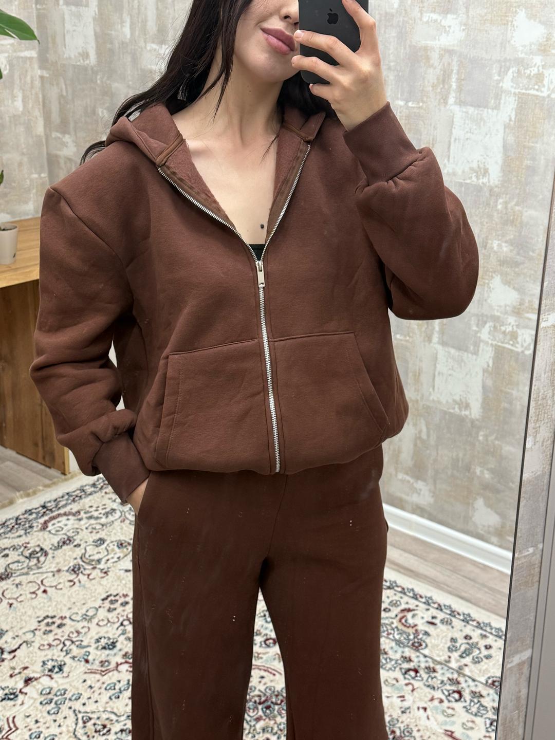 Zara Спортивный костюм с худи на молнии — фото 2