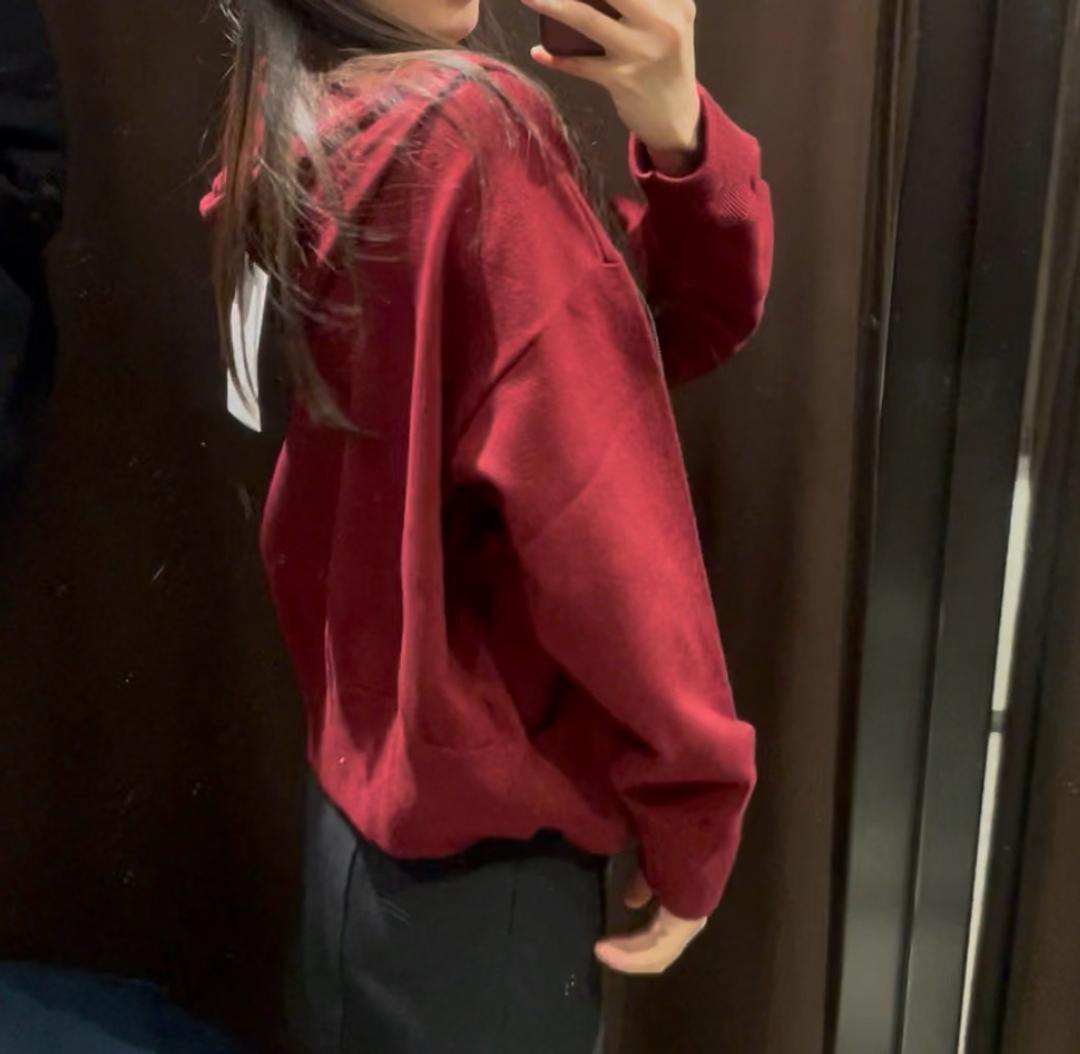 Zara Трикотажная кофта на молнии — фото 2