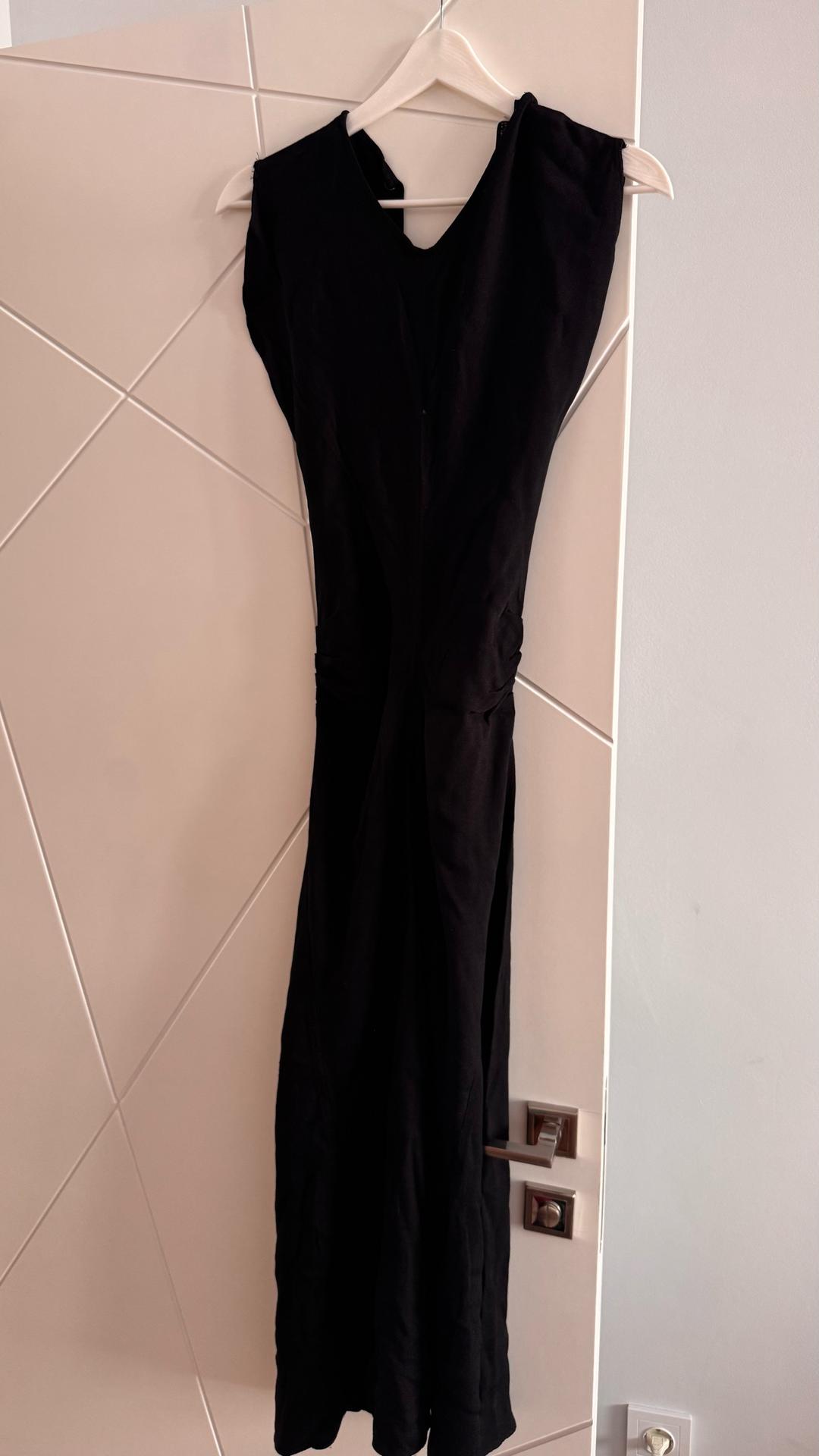 Zara Черное платье миди — фото 2