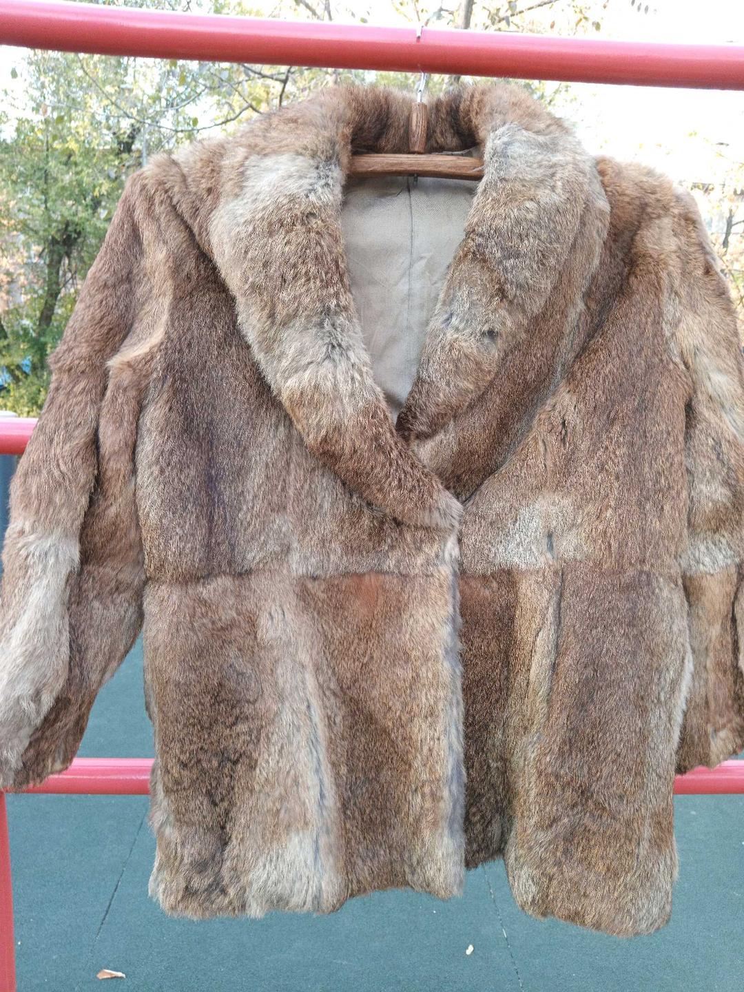 Винтаж Кроличья шуба — фото 2
