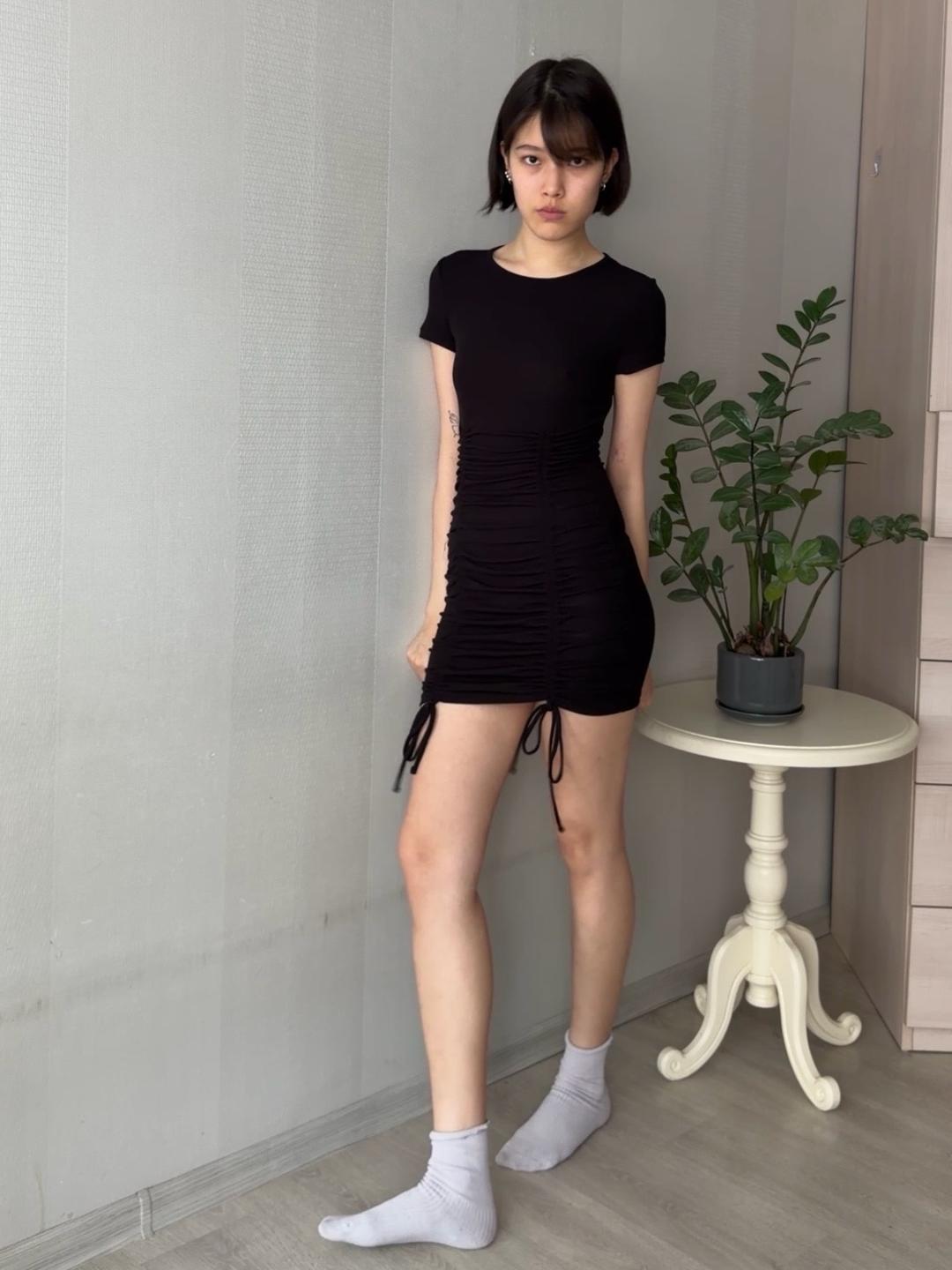H&M чёрное платье мини — фото 2