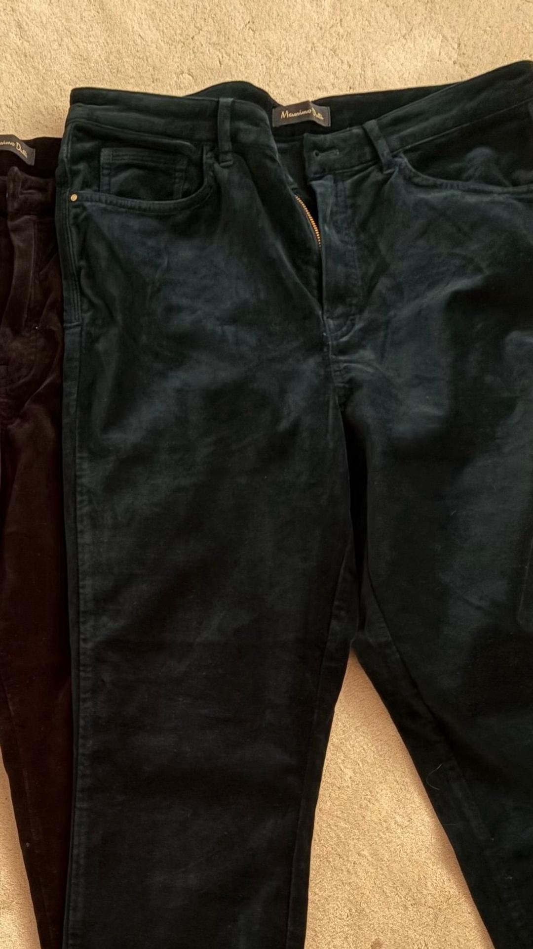 Massimo Dutti Велюровые штаны цена указана за 2 пары — фото 2