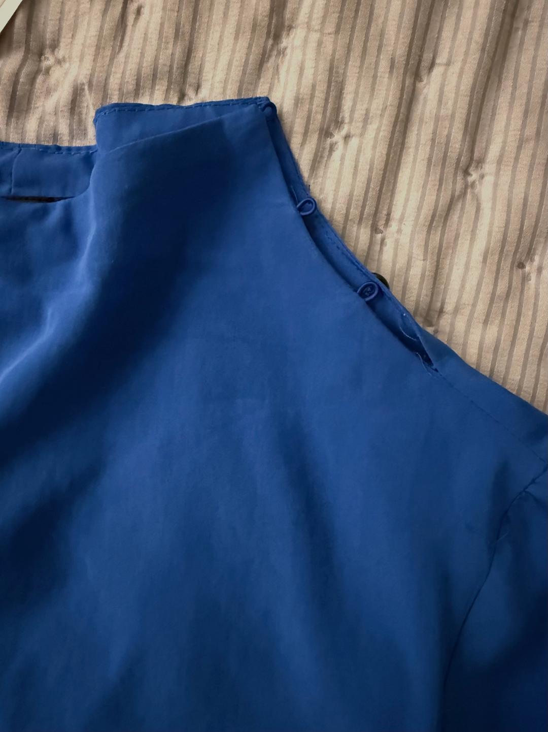 Zara синяя блуза Zara — фото 2