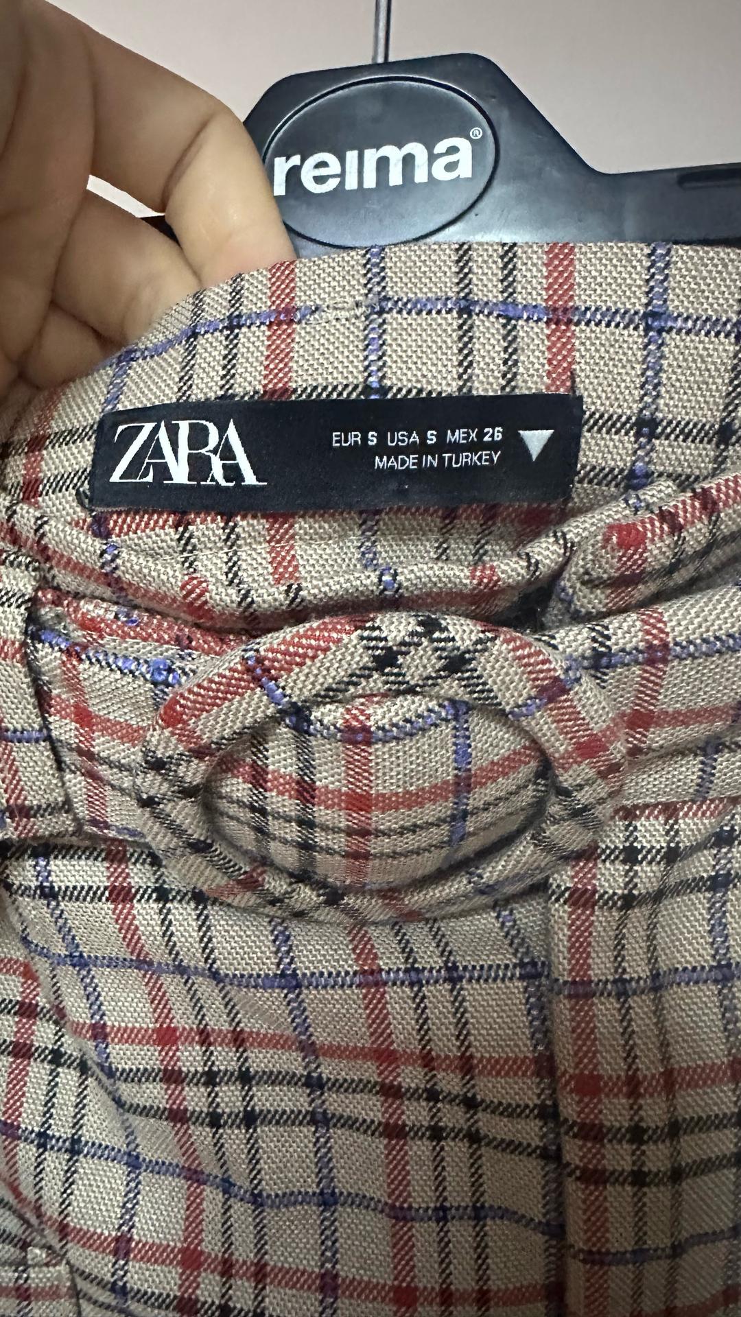 Zara Юбка миди ZARA в клетку — фото 2