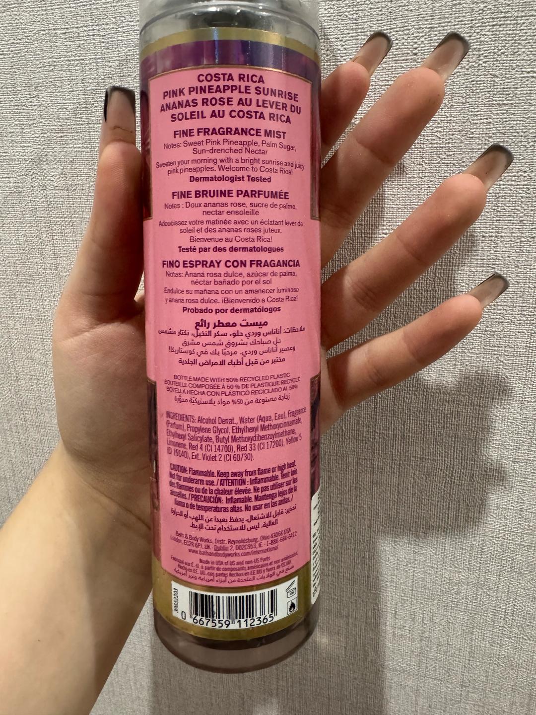 Bath & Body Works Спрей для тела Bath & Body Works Costa Rica Pink Pineapple Sunrise — фото 2