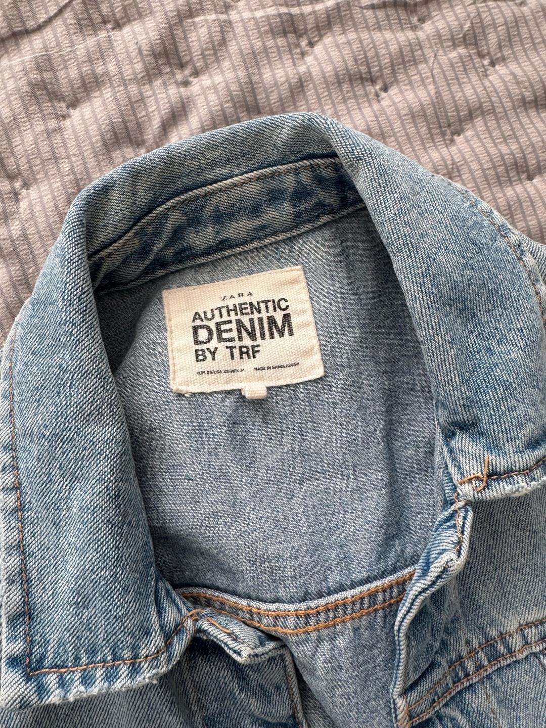 Zara Джинсовый бомбер — фото 2