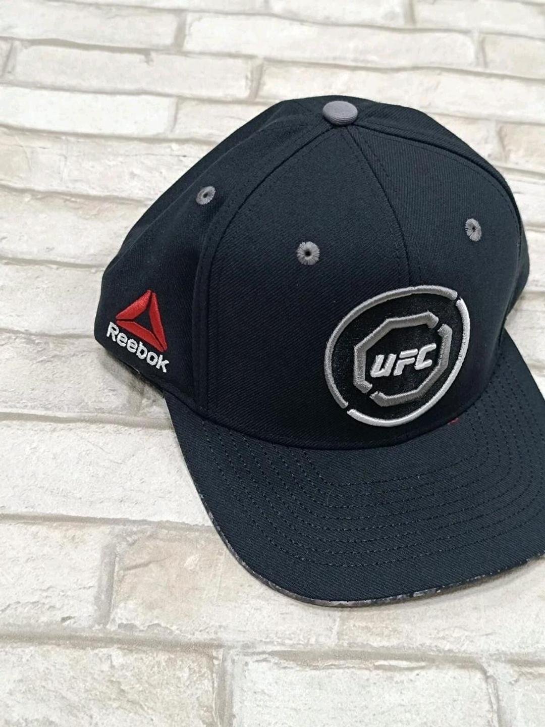 Reebok Черная бейсболка Reebok UFC с плоским козырьком — фото 2